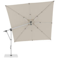 AMPELSCHIRM 300x300 cm  - Hellgrau/Naturfarben, Basics, Textil/Metall (300/300cm) - Doppler