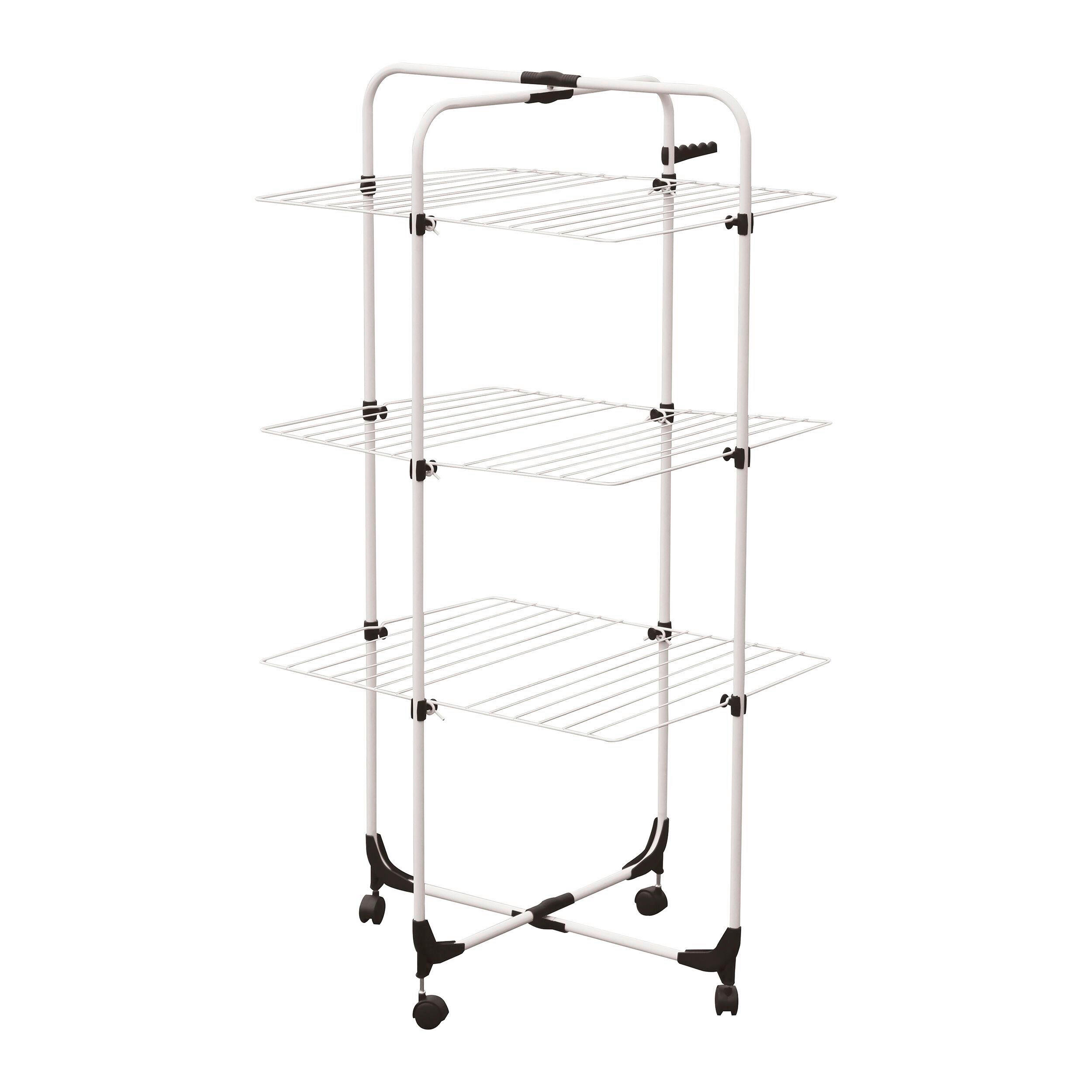 TURMWÄSCHETROCKNER  - Weiß, Basics, Metall (70/137cm) - Spirella