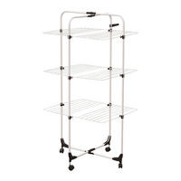 TURMWÄSCHETROCKNER  - Weiß, Basics, Metall (70/137cm) - Spirella