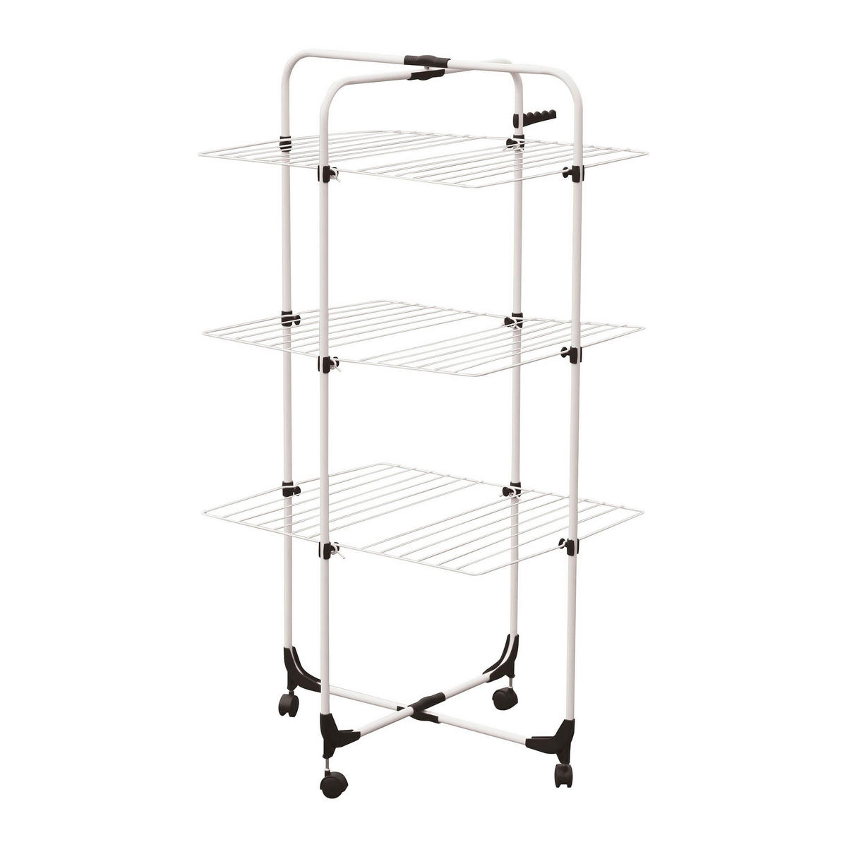 TURMWÄSCHETROCKNER  - Weiß, Basics, Metall (70/137cm) - Spirella