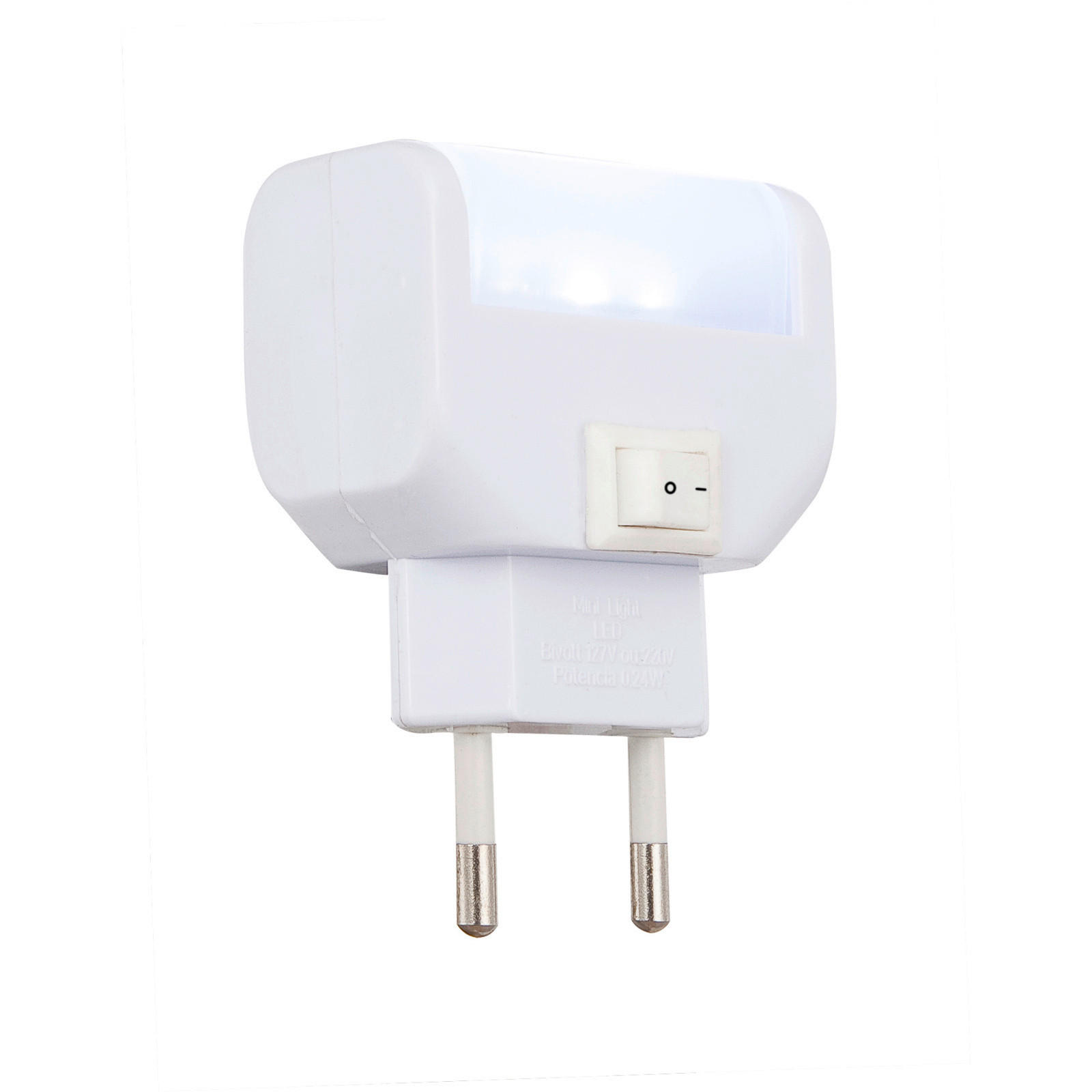 LAMPĂ PENTRU PRIZĂ - alb, Basics, plastic (4.7/2.5/7cm)