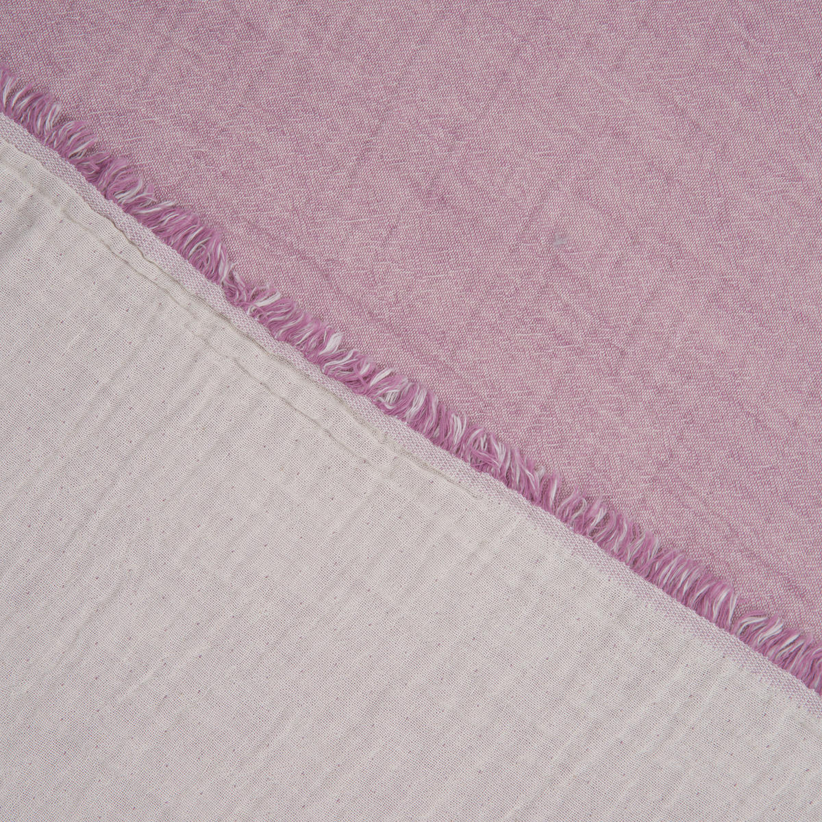 WOHNDECKE Musa 150/200 cm  - Lila/Naturfarben, KONVENTIONELL, Textil (150/200cm) - Ambiente