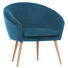 SESSEL Flachgewebe Buchefarben, Petrol - Buchefarben/Petrol, Design, Holz/Textil (73/73/66cm) - Carryhome SESSEL Flachgewebe Buchefarben, Petrol - Buchefarben/Petrol, Design, Holz/Textil (73/73/66cm) - Carryhome