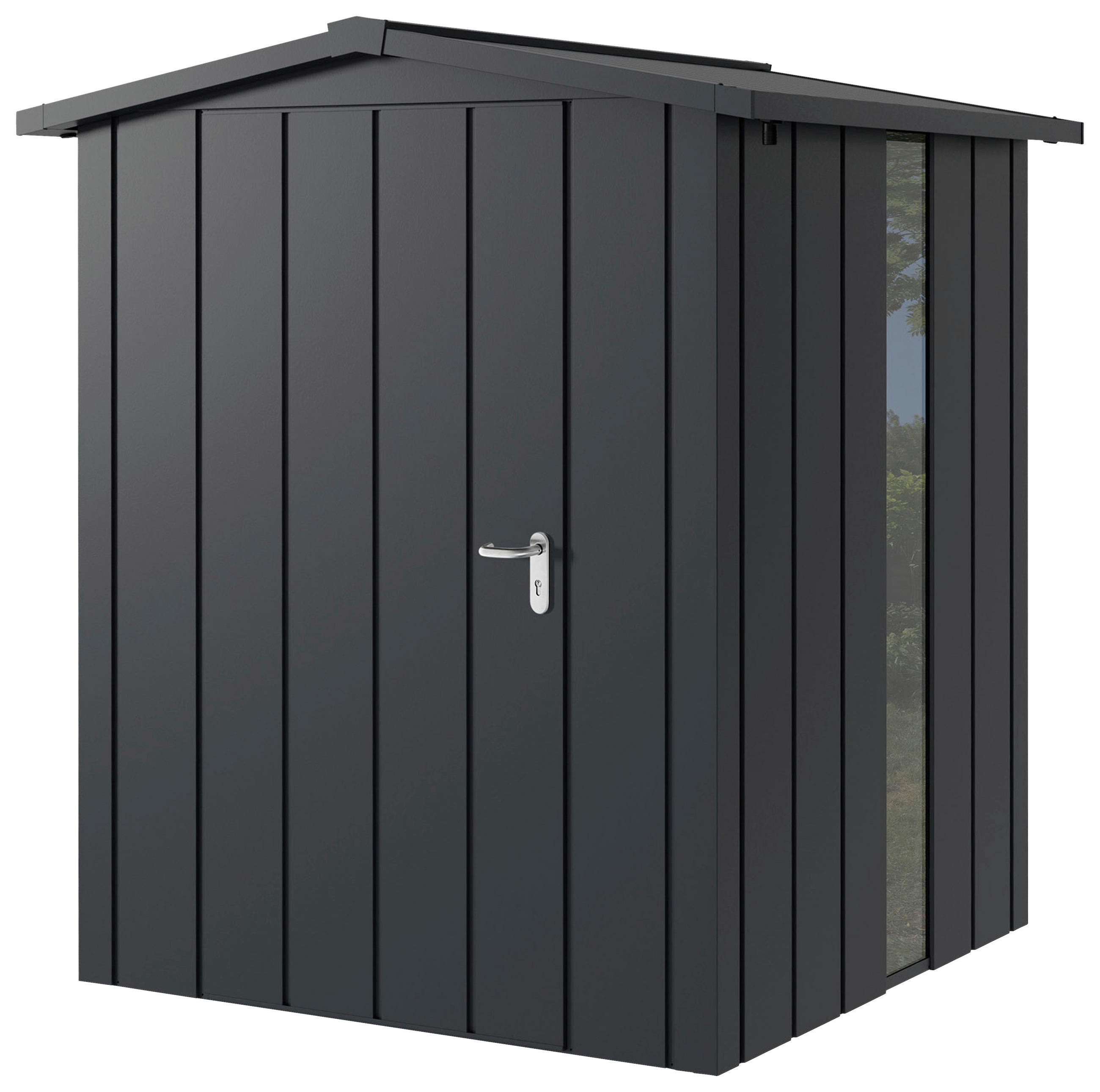 GERÄTEHAUS 187/219/181 cm  - Anthrazit, Basics, Metall (187/219/181cm) - Hörmann