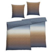 BETTWÄSCHE 4-teilig Satin 135/200 cm  - Dunkelblau, Design, Textil (135/200cm) - Florella