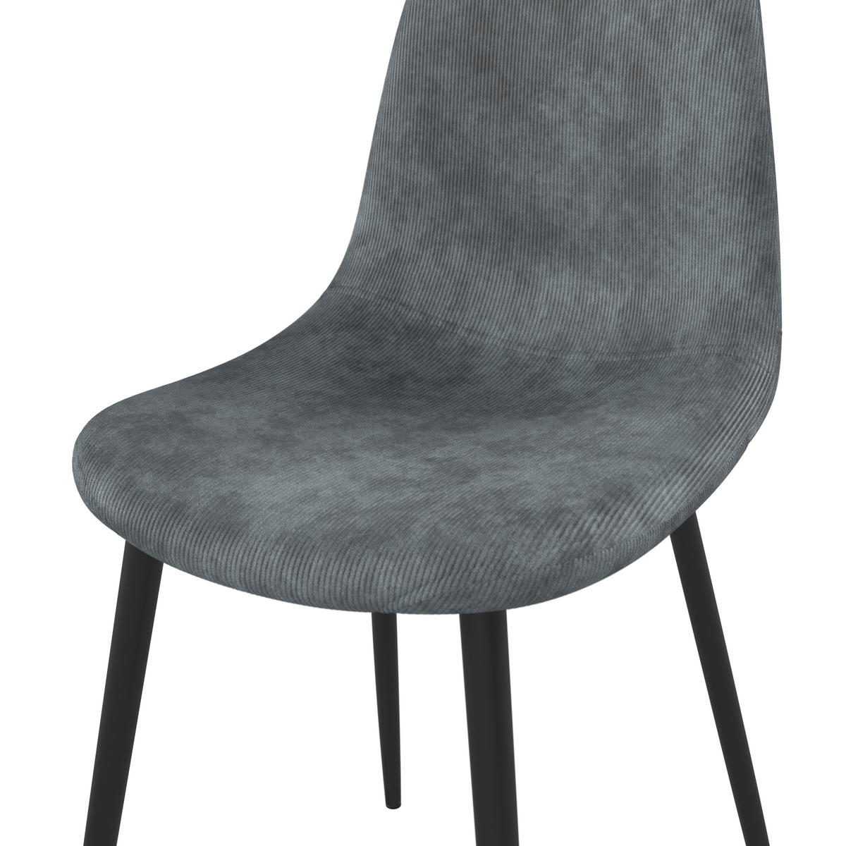 ŽIDLE, šedá - šedá/černá, Design, kov/textil (44/86/53cm) - P & B