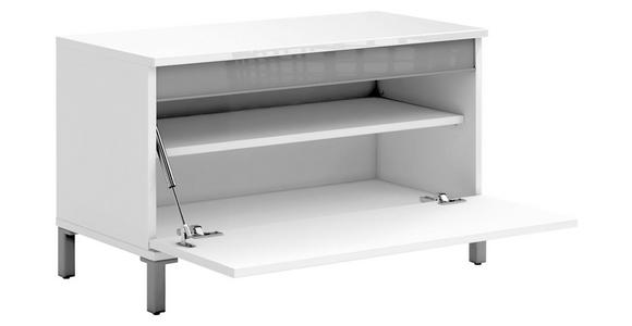 GARDEROBENBANK 80/48/38 cm - Anthrazit/Weiß, Design, Holzwerkstoff/Kunststoff (80/48/38cm) - Xora