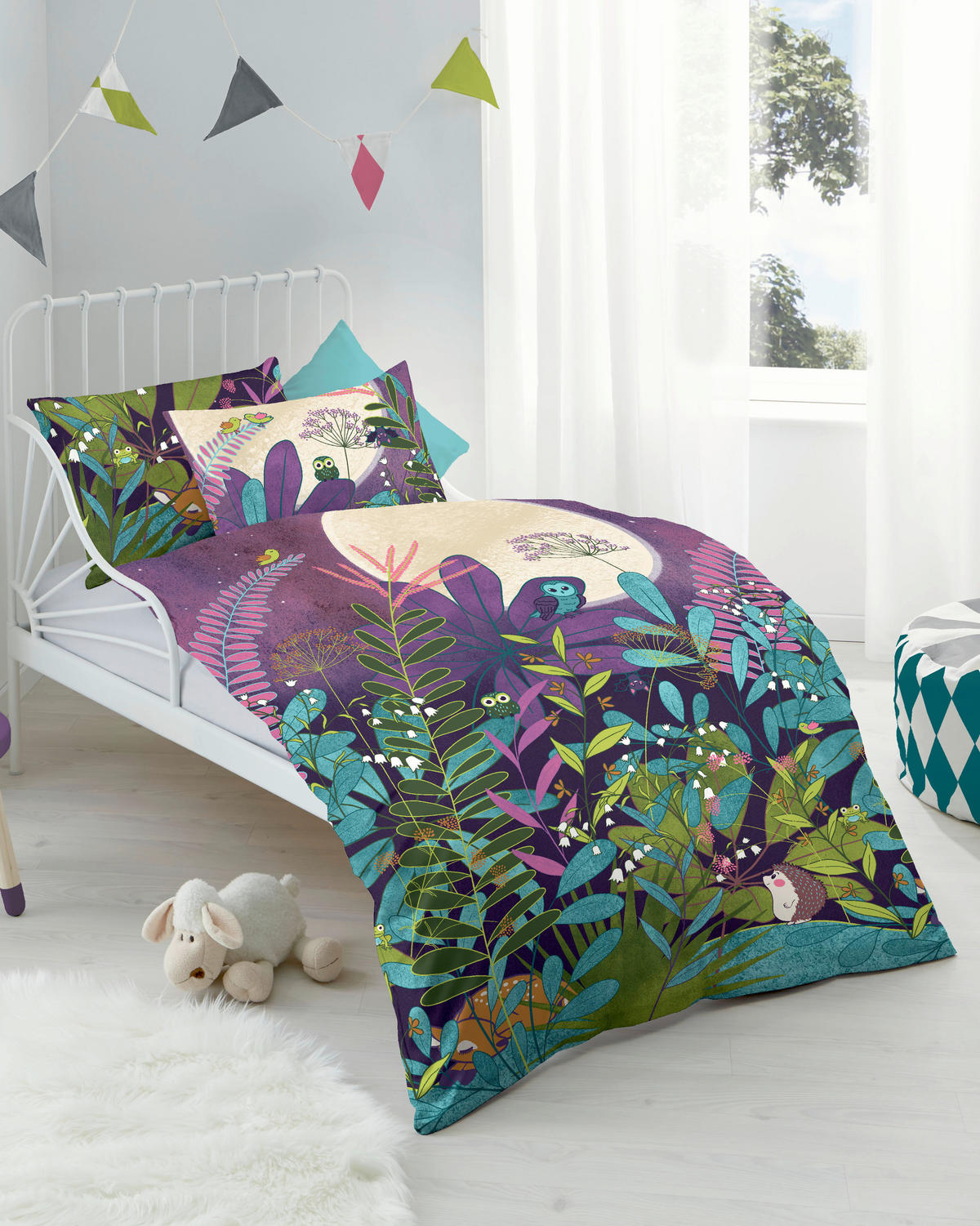 BETTWÄSCHE Moonshine Flanell 140/200 cm  - Multicolor, Trend, Textil (140/200cm) - Kaeppel