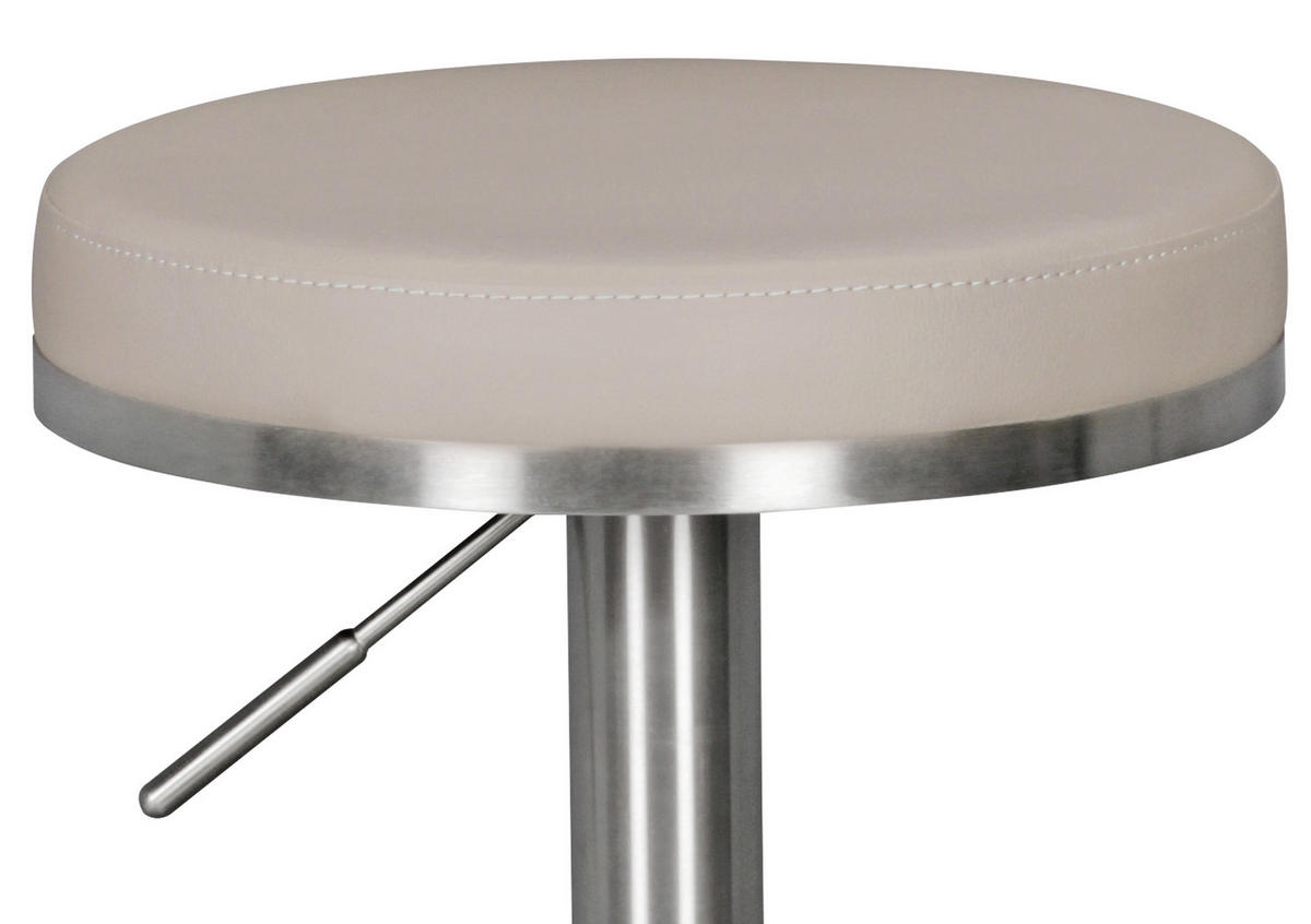 BARPALL i taupe  - silver/taupe, Modern, metall/textil (38/57/38cm) - MID.YOU