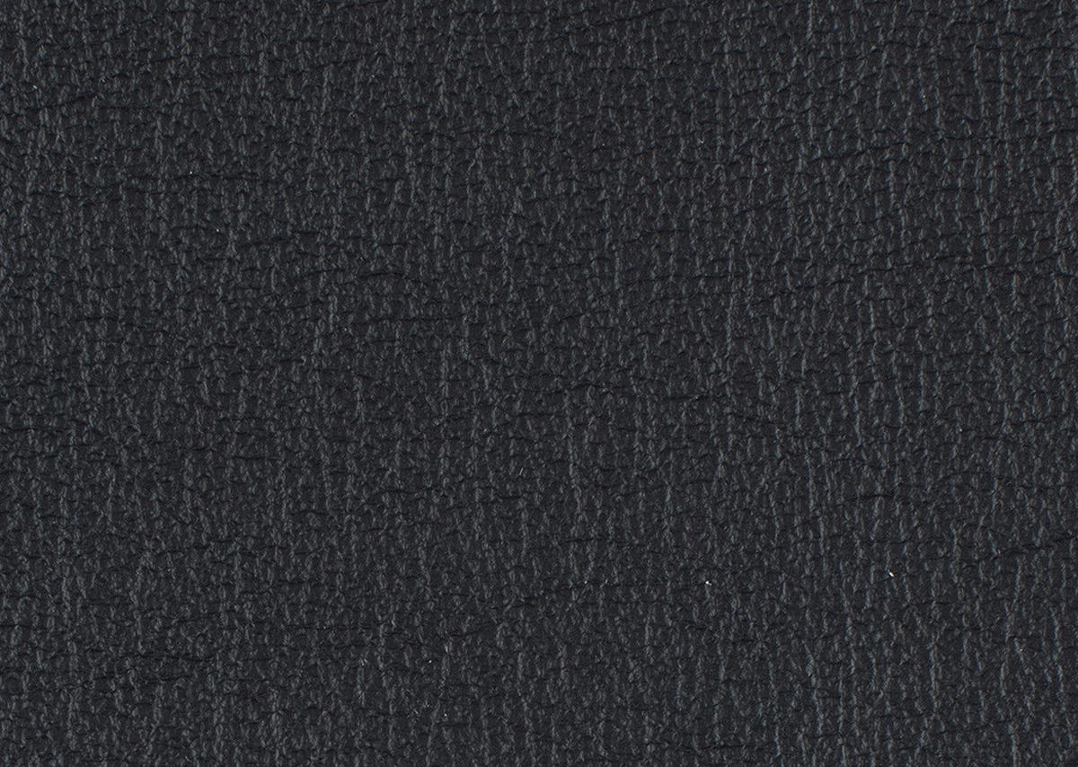 ECKSOFA in Echtleder Schwarz  - Schwarz, Design, Leder/Metall (220/256cm) - Celina Home