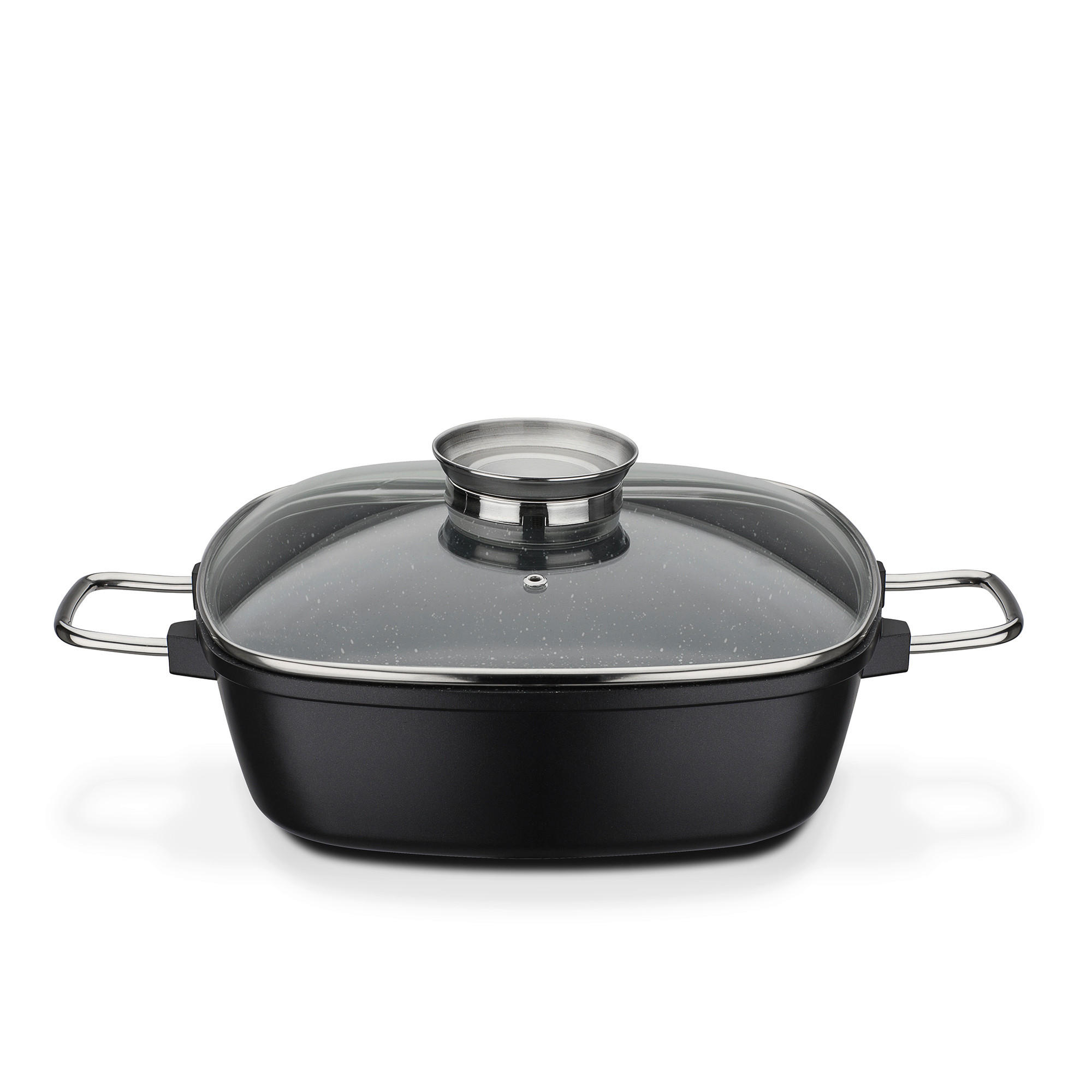 BRÄTER GOURMET GRANIT 5 L  - Schwarz, Basics, Metall (28/28cm) - GSW
