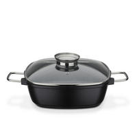 BRÄTER GOURMET GRANIT 5 L  - Schwarz, Basics, Metall (28/28cm) - GSW