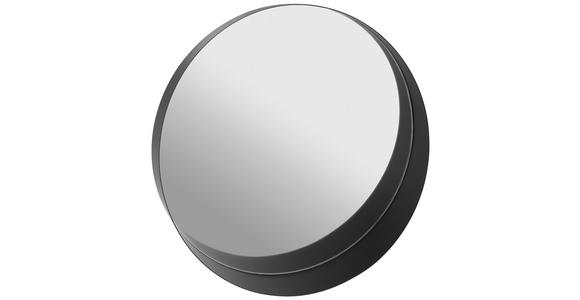 WANDSPIEGEL Schwarz  - Schwarz, Trend, Glas/Metall (40/40/8cm) - Landscape