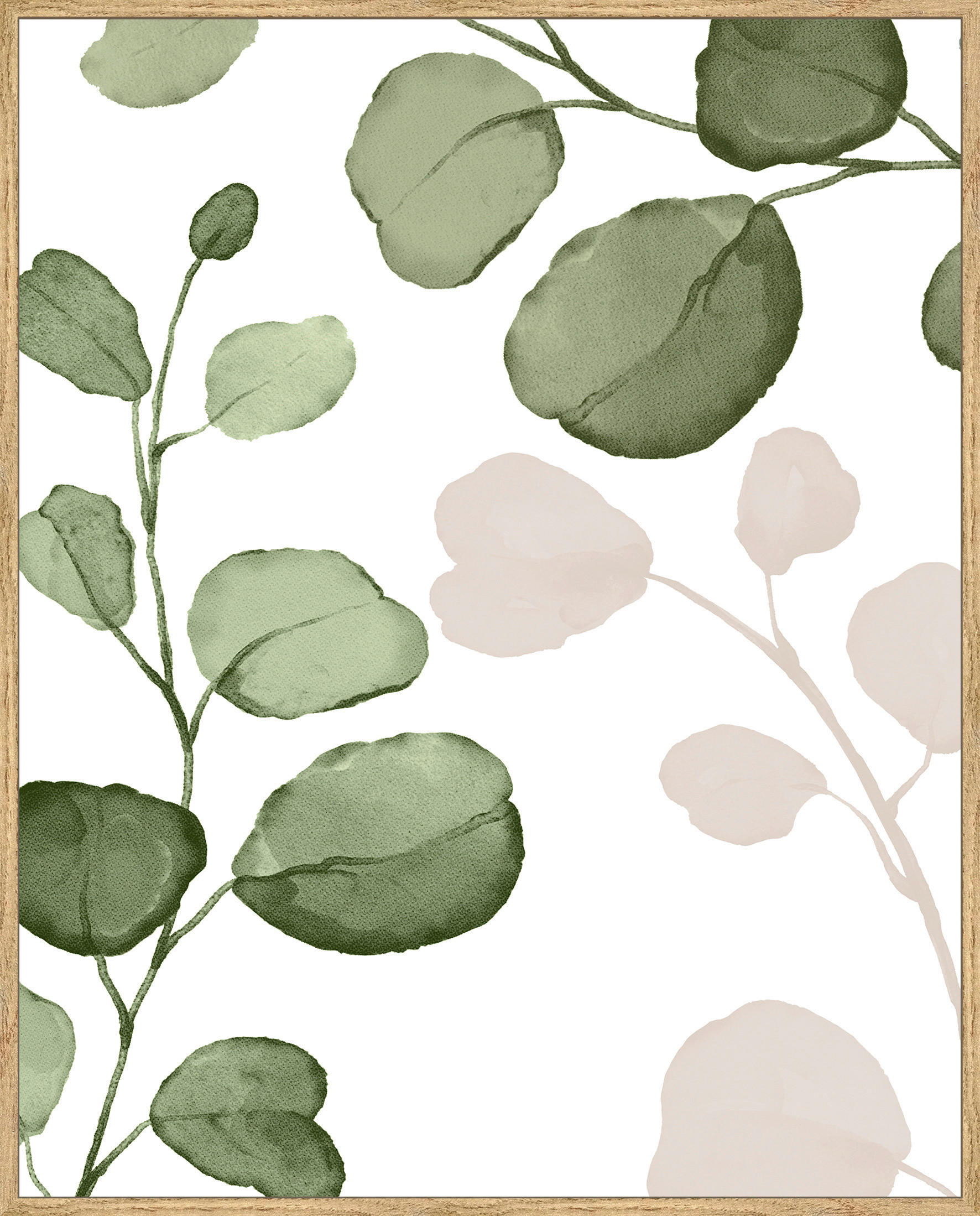 KUNSTDRUCK Landschaft & Natur, Blumen 40/50 cm  - Eichefarben/Multicolor, LIFESTYLE, Holzwerkstoff (40/50cm) - Monee