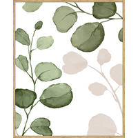 KUNSTDRUCK Landschaft & Natur, Blumen 40/50 cm  - Eichefarben/Multicolor, LIFESTYLE, Holzwerkstoff (40/50cm) - Monee