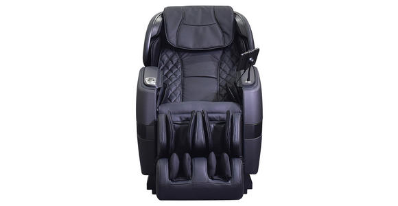 MASSAGESESSEL in Lederlook Schwarz  - Schwarz, Design, Textil (84/121/158cm) - Cantus