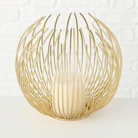 WINDLICHT - Goldfarben, Trend, Metall (24/20cm) - Ambia Home