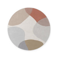 WOLLTEPPICH 160 cm Hackney Creme, Multicolor, Pastellblau Blatt  - Pastellblau/Multicolor, Basics, Textil (160cm) - Ted Baker