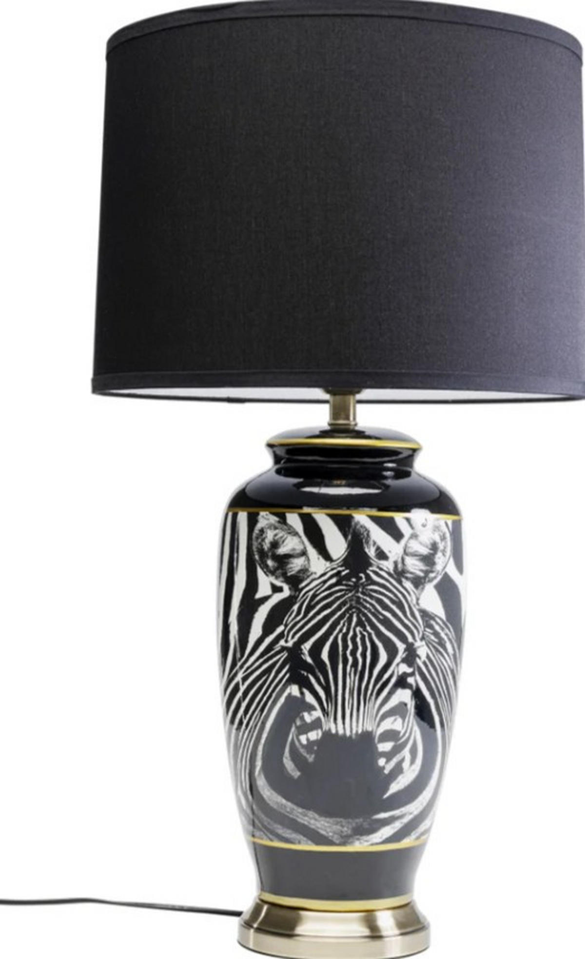 TISCHLEUCHTE 40/71/40 cm   - Multicolor/Braun, LIFESTYLE, Keramik/Kunststoff (40/71/40cm) - Kare-Design