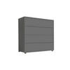 KOMMODE Mailand Typ 3  in 79/73/33 cm  - Anthrazit/Schwarz, MODERN, Holzwerkstoff/Kunststoff (79/73/33cm) - MID.YOU