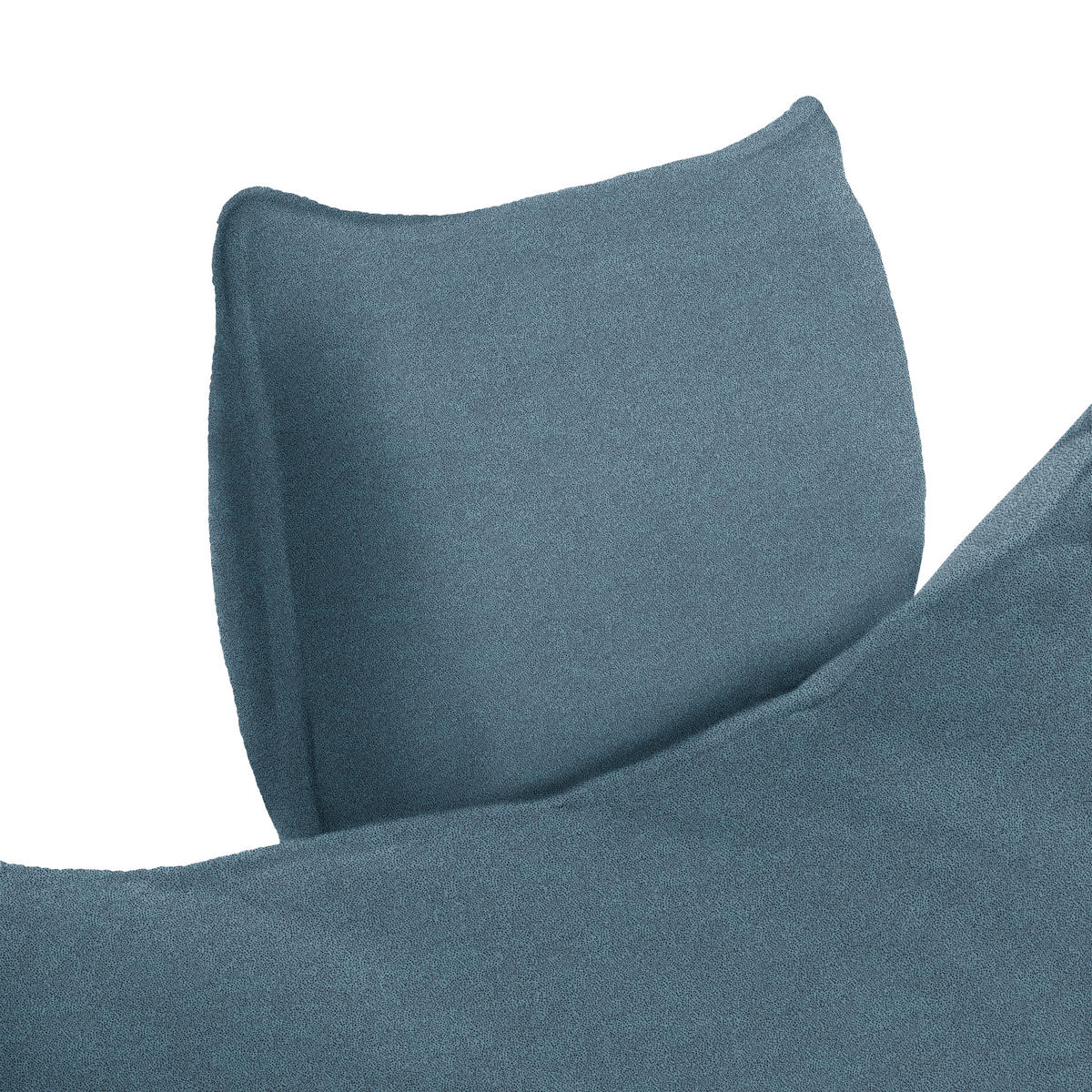 ECKSOFA PRATO Blau Mikrofaser  - Blau/Schwarz, MODERN, Textil/Metall (292/176cm) - MID.YOU