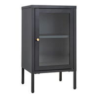 KOMMODE DALBY, 38/70/35 cm,  - Transparent/Messingfarben, Design, Glas/Metall (38/70/35cm) - MID.YOU