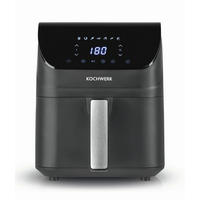 HEIßLUFTFRITTEUSE Rachs KOCHWERK 4 L  - Anthrazit, Basics, Kunststoff/Metall (34/25/30cm) - KOCHWERK