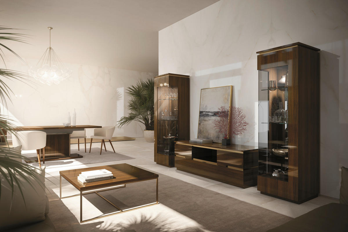 TV-ELEM 168/56,4/55 cm  - tölgyfa színű, Modern, faalapú anyag (168/56,4/55cm) - Novel