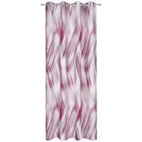 ÖSENSCHAL Gio halbtransparent 140/255 cm   - Rot, Design, Textil (140/255cm) - Novel