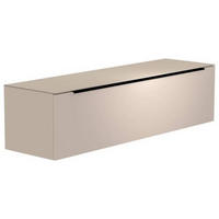 LOWBOARD  in 160/41/45 cm  - Sandfarben/Schwarz, Design, Glas/Holzwerkstoff (160/41/45cm) - Moderano
