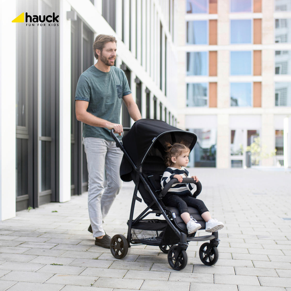 BUGGY RAPID 4  - Schwarz, Basics, Textil/Metall (54/104/92cm) - Hauck