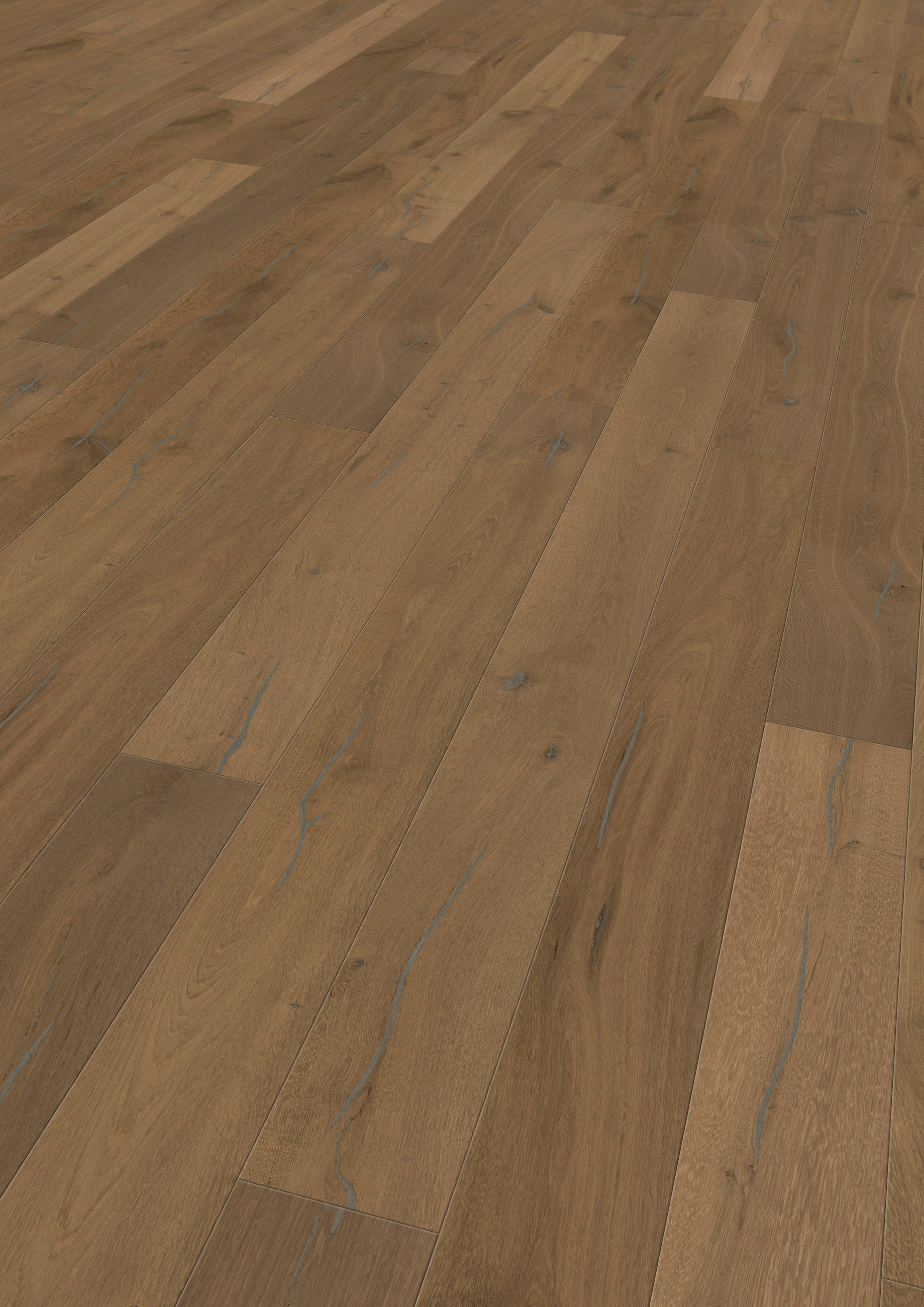 LANDHAUSDIELE, Eiche Palermo  per  m² - Eichefarben, LIFESTYLE, Holz (220,5/17,6/1,2cm) - Waldwelt