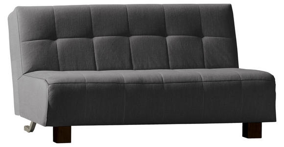 SCHLAFSOFA Juice in Anthrazit  - Anthrazit/Schwarz, Design, Textil/Metall (165/92/102cm) - Novel