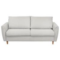SCHLAFSOFA in Textil Grau  - Buchefarben/Grau, Design, Holz/Textil (195/90/102cm) - Livetastic