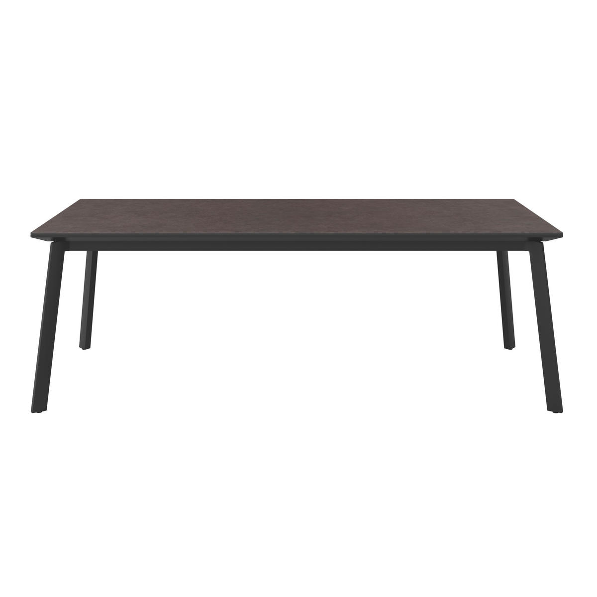 GARTENTISCH Metall, Glas Anthrazit rechteckig  - Anthrazit, Modern, Glas/Metall (220/76/100cm) - Ambia Garden