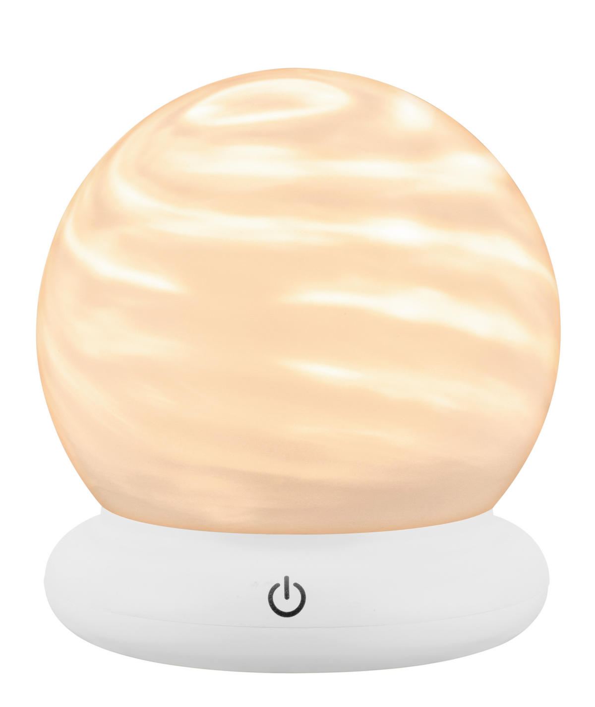 LED ASZTALI LÁMPA - fehér, Basics, műanyag (20/20/2cm)