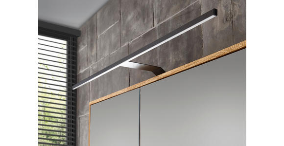 SPIEGELSCHRANK 80/70/20 cm  - Eichefarben/Silberfarben, KONVENTIONELL, Glas/Holz (80/70/20cm) - Linea Natura