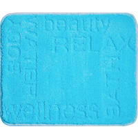 BADTEPPICH FEELING Blau 40/50 cm  - Blau, Basics, Kunststoff/Textil (40/50cm) - Grund