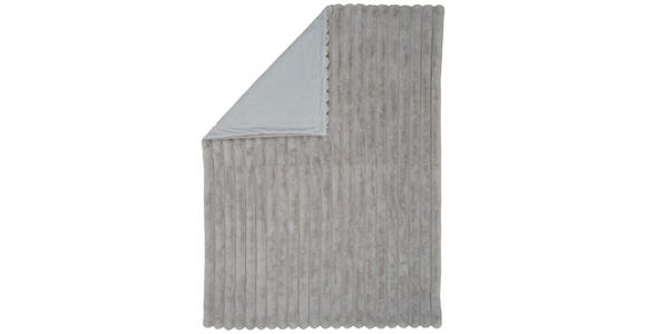 FELLDECKE 150/200 cm - Silberfarben, Textil (150/200cm) - Novel