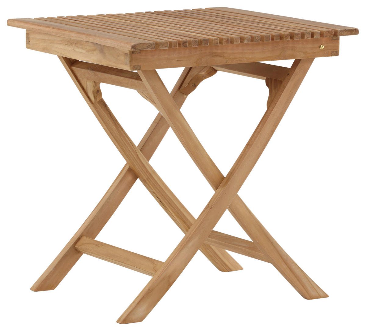 GARTENKLAPPTISCH 70/70/75 cm  - Teakfarben, KONVENTIONELL, Holz (70/70/75cm) - Gardenson
