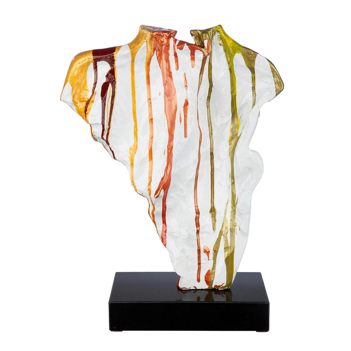 SKULPTUR - Multicolor, Basics, Kunststoff/Stein (35/49/12cm)