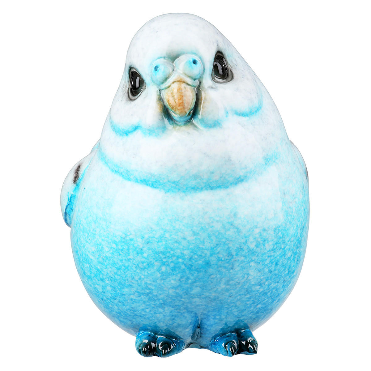 DEKOVOGEL - Hellgrün/Hellblau, LIFESTYLE, Keramik (6/8,5/9,5cm)