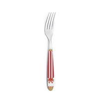 VILLA - piros/fehér, Basics, fém/kerámia (20cm) - Easy Life