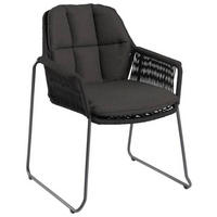 STAPELSTUHL in Textil, Metall Schwarz  - Schwarz, Basics, Textil/Metall (66/87/64cm) - Tierra Outdoor