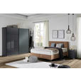 BOXSPRINGBETT 200/200 cm  in Braun  - Schwarz/Braun, Design, Kunststoff/Textil (200/200cm) - Hom`in