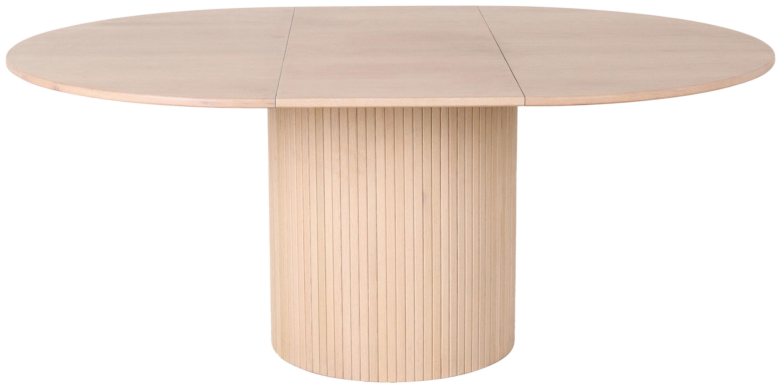 MATBORD i trä 130-180/130/75 cm   - ek Bianco, Modern, trä (130-180/130/75cm) - Niels Andersson