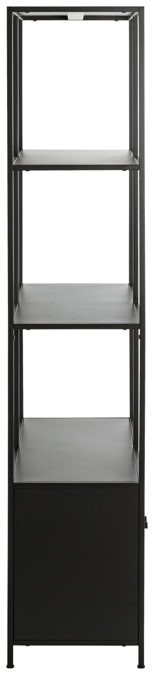 REGAL Schwarz  - Schwarz, Design, Metall (80/175/35cm)