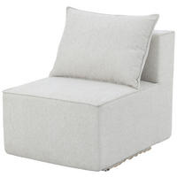 SOFAELEMENT Webstoff Naturfarben  - Beige/Naturfarben, Design, Textil (71/71/91cm) - Carryhome