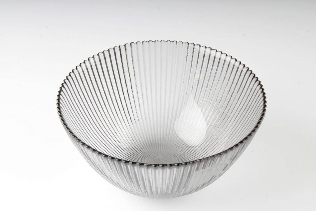 SCHÜSSEL 15 cm   - Hellgrau, Design, Glas (15cm) - Novel