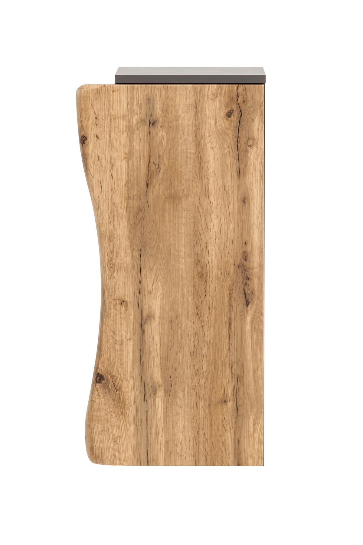UNTERSCHRANK 30/79/35 cm   - Eiche Wotan/Silberfarben, Natur, Holzwerkstoff/Kunststoff (30/79/35cm) - Xora